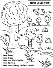 Spring Coloring Pages
